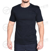 Tricou BLUEMARIN - AIR - Black Iris Neinscriptionat (100% Bumbac)